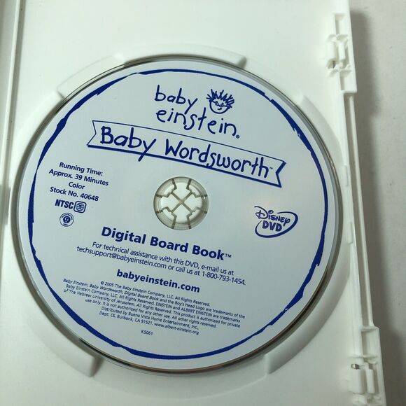 Baby Einstein Lot of 3 DVDs Early Education‎ Learn Noah Wordsworth da Vinci B1 - Picture 14 of 16